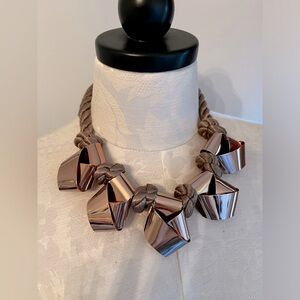 Alexis Bittar knotted cord collar necklace